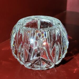 HOMCO Vintage Spherical Crystal Votive/Tealight Holder